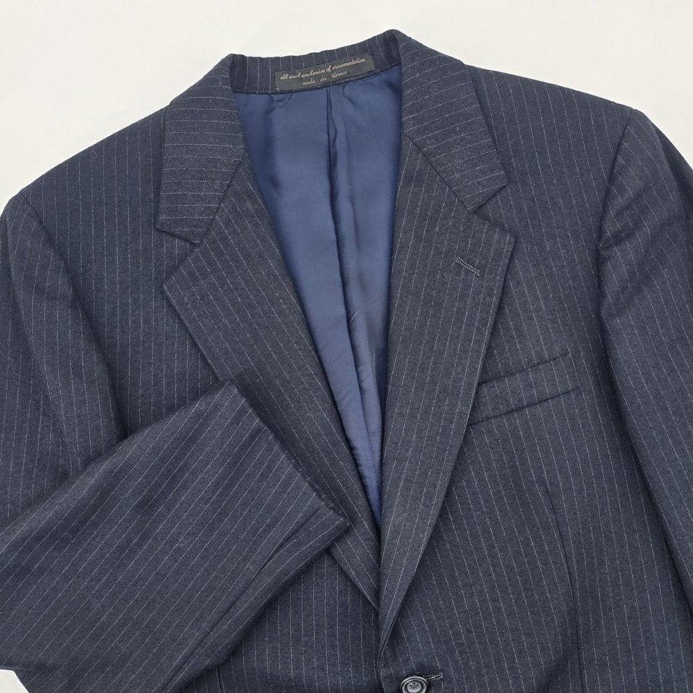 Vintage 1990’s Neil Martin for The Broadway 100% Wool Sport Coat Blue 40S